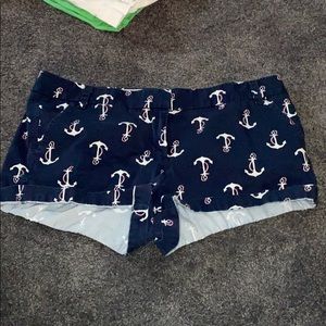 J. Crew Chino shorts with sailor print